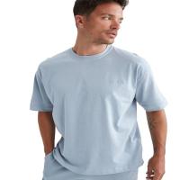 Slim Fit Mens Round Neck T-Shirts Solid Half Sleeves Tshirts