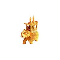 Royal Elephant Wooden Statues