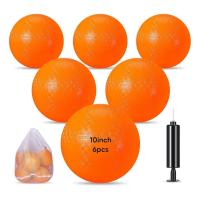 Rubber Orange Sports Ball, 63mm size, water resist