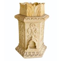 Sandstone Tulsi Pot, Sturdy and strong material