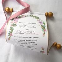 Scroll Wedding Cards