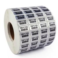 Security Barcode Label Roll, Uv-invisible serial code