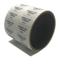 Security Printed Barcode Labels, Standard usage