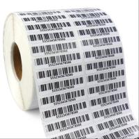 Self-Adhesive Barcode Roll, Recyclable paper type