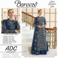 3PC Premium Quality Bareeze Heavy Embroidered Lawn Dress