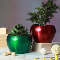 Shiny Metal Planters