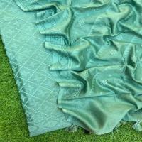 Silk Embroidered Fabrics Dress