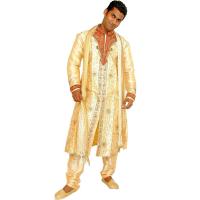 Silk Men Sherwani Image