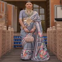 Silk Party Wear Saree Image
