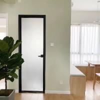 Silver Aluminium Bathroom Door, Great space saving