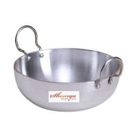 Silver Aluminium Kadai