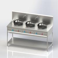 Silver Chinese Cooking Range