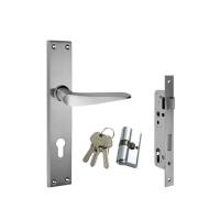 Silver Iron Door Lock, Exterior finishing, key lock