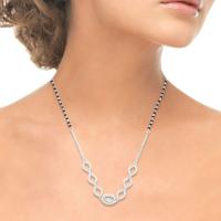 Silver Mangalsutra Set
