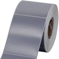 Silver Polyester Barcode Label, Paper material, 50mm length Image