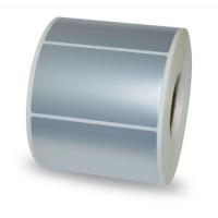 Silver Polyester Barcode Label, Paper material, 50mm length