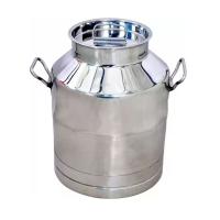 Silver Steel Milk Cans  Image