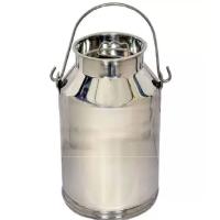 Silver Steel Milk Cans 