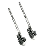  Silver Toilet Brush Round Handle