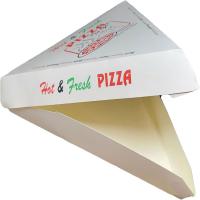 single slice pizza box, Triangular pizza slice fit Image