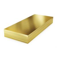 Solid Brass Sheet, High copper-zinc composition