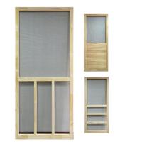 Solid Wood Screen Doors, Removable screen and storm
