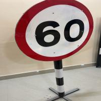 Speed Limit Sign Board, Safe driving condition