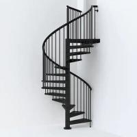 Spiral Black Staircase Image