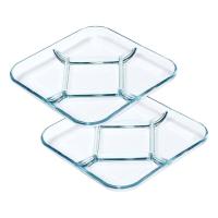 Square Glass Plates