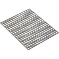 Square Hole SS Perforated Sheet, As required pitch