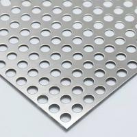 Stainless Steel Perforated Sheet, Round hole patterns Image