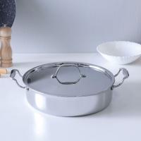 Stainless Steel Shallow Pot