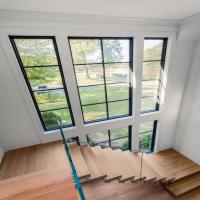 Stair Window Glass Design, Indoor and outdoor