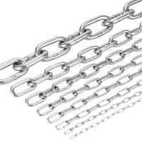 Steel 304 Long Link Chain, DIN 5685-C Standard Compliance