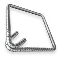 Stirrup TMT Steel Bar, U, l, square, or rectangular