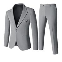Customized Mens Suit 2 Piece Designer Wedding Blazer Suit