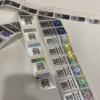 tamper proof barcode sticker, SECURITY uses Image