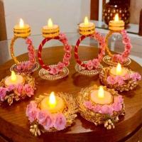 Tea Light Decorated Candles