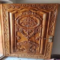 Teak Wood Carving Door, Main, interior room use