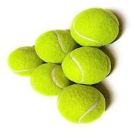 Tennis Sports Rubber Ball, Light weight, wool fiber Image