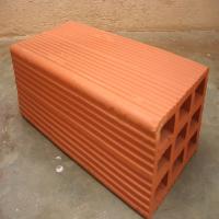 terracotta clay hollow bricks, exposed, specific