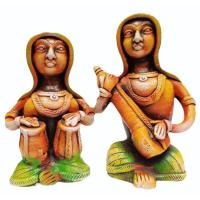 Terracotta Musician Statue