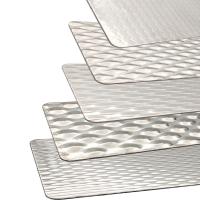 Textured Linen 304 SS Sheet, Tactile and visual texture Image