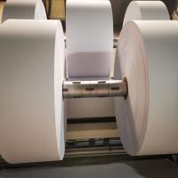 Thermal jumbo paper roll, smooth surface, white color