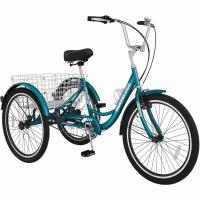 Three Wheel Bicycle, Black color, hand operated