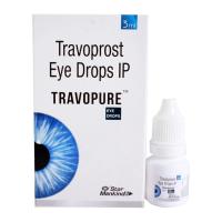 Travoprost Eye Drops, Intraocular pressure reducer