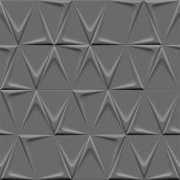 Triangle 3D wall tiles, Triangular layout type