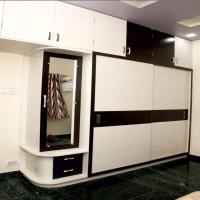 Upvc Sliding Wardrobe Doors, Customized, single track