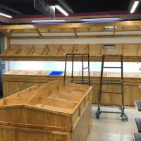 Vegetable Shop Floor Racks, Freestand to wall mounted