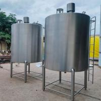 Vertical Milk Storage Tank